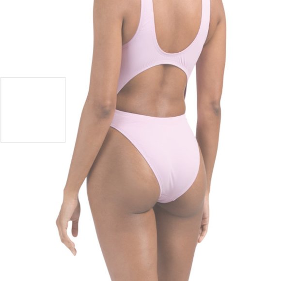 $79 Made In Usa Cut Out One-piece Swimsuit - Picture 2 of 2